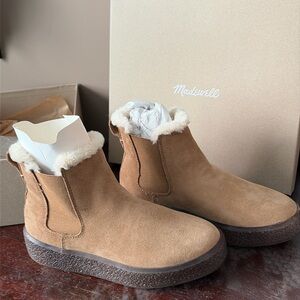 New Madewell The Toasty Chelsea Boot